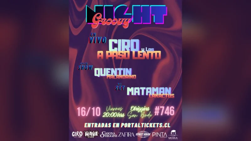Ciro y los A Paso Lento en Casona Ohiggins, San Bernardo