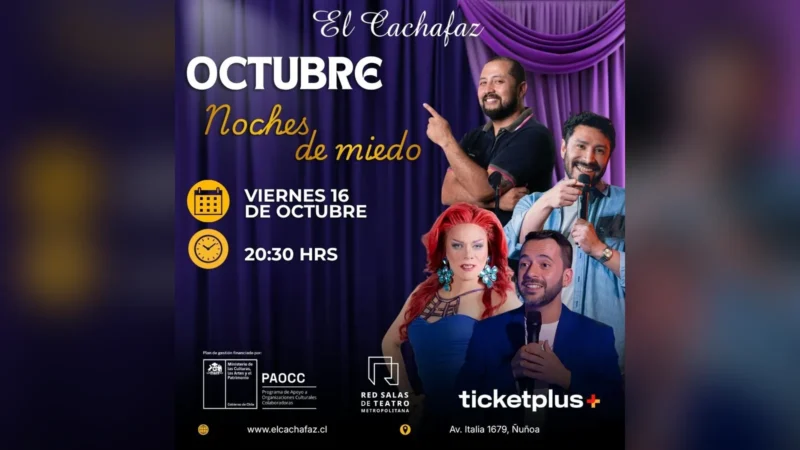 Show de Stand up-Noches de miedo – Sabado 16 Octubre 20:30hrs