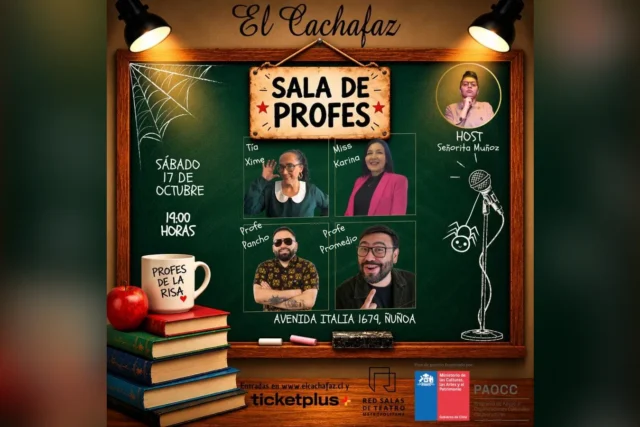 Show de Stand up-Sala de profes-Sabado 17 Octubre 19hrs