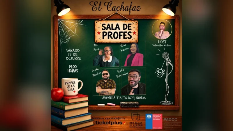 Show de Stand up-Sala de profes-Sabado 17 Octubre 19hrs