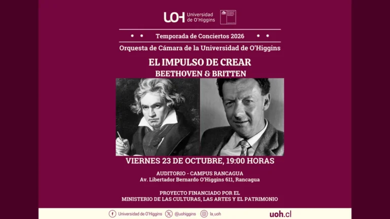 Concierto ”El impulso de crear” llega a Rancagua
