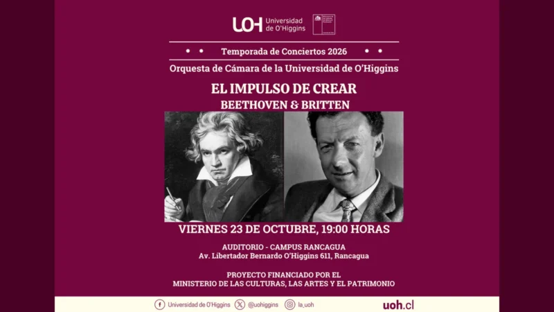 Concierto ''El impulso de crear'' llega a Rancagua