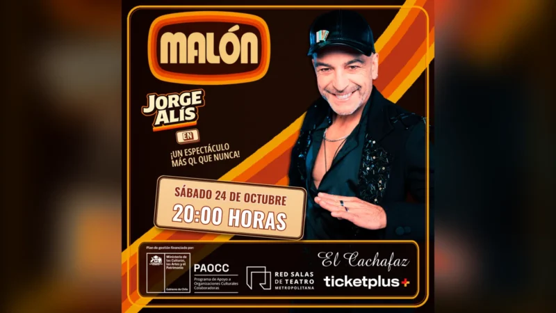 Jorge Alís-MALON – Sábado 24 Octubre 20 hrs