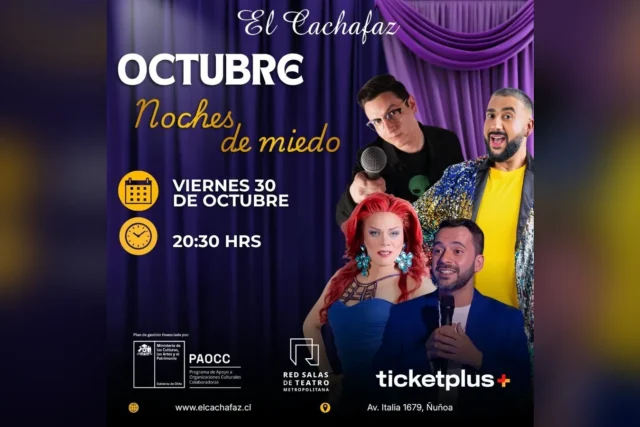Show de Stand up-Noches de miedo – Viernes 30 Octubre 20:30hrs