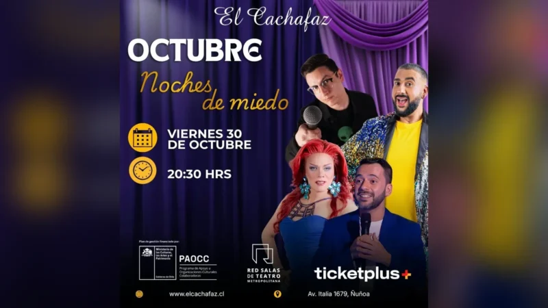 Show de Stand up-Noches de miedo – Viernes 30 Octubre 20:30hrs