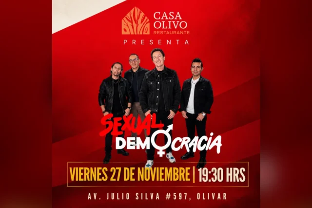 Sexual Democracia en vivo en Casa Olivo Restaurante