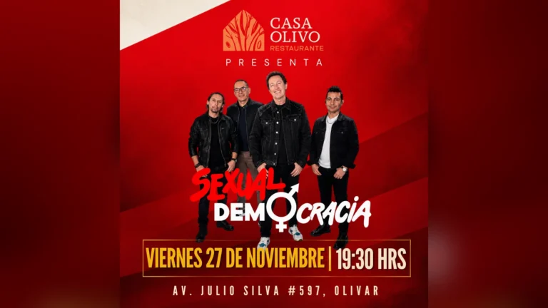 Sexual Democracia en vivo en Casa Olivo Restaurante