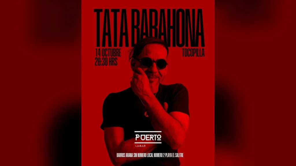 Material del evento: Tata Barahona en Puerto Lamar Tocopilla