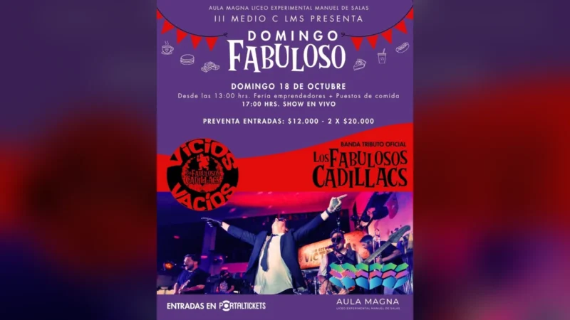 Domingo Fabuloso Presenta: Vicios Vacíos Banda Tributo Oficial Fabulosos Cadillacs