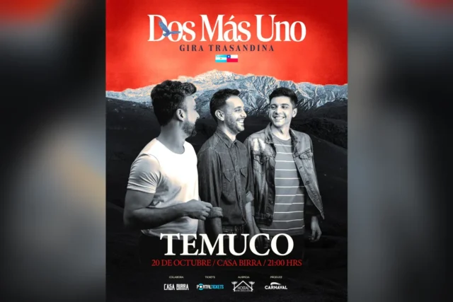 Dos Más Uno - Gira Trasandina 2026