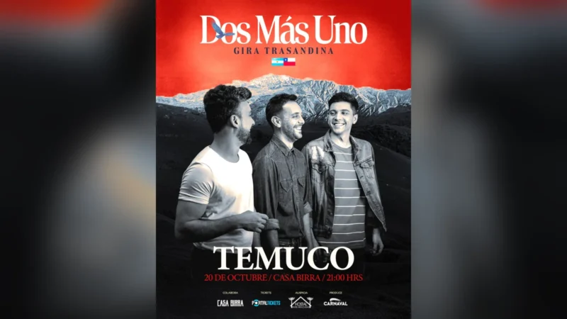Dos Más Uno - Gira Trasandina 2026