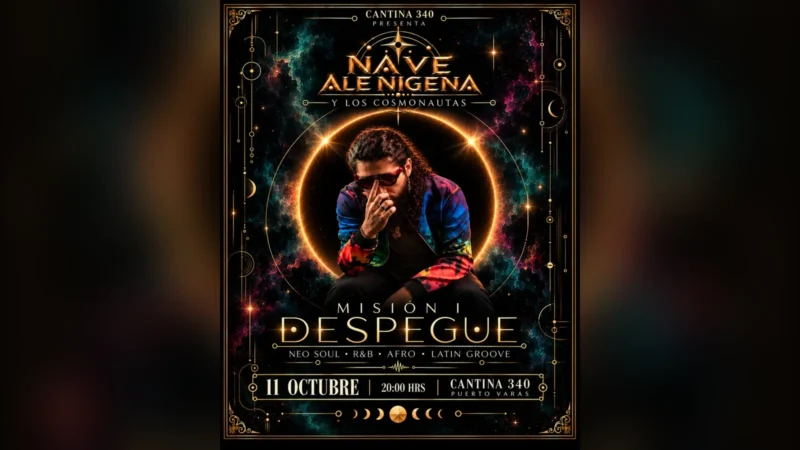 Nave Ale Nígena Concierto en Cantina 340, Puerto Varas