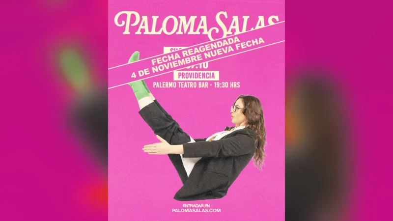Paloma Salas – Providencia – 19:30 Hrs