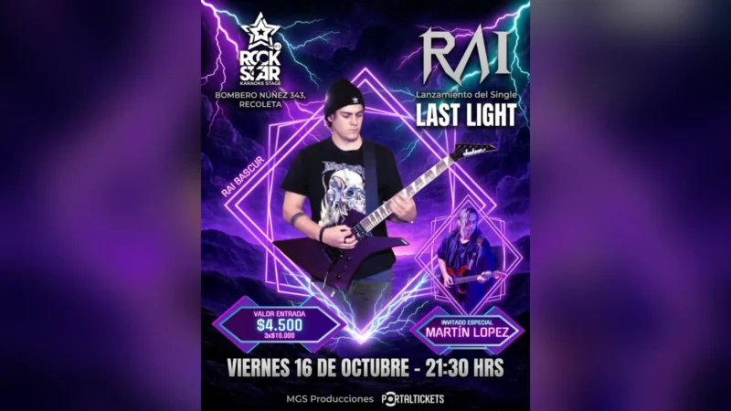 Rai Bascur – Lanzamiento «Last Light»