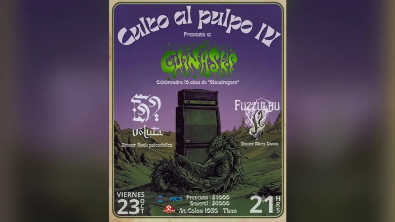 Culto al Pulpo Iv en Zalsipuedes, Talcahuano