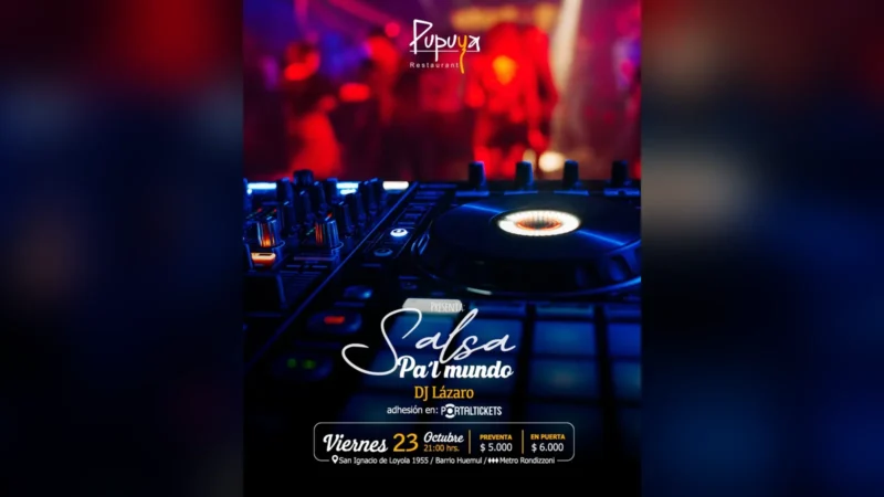 Dj Lázaro en Pupuya Restaurant