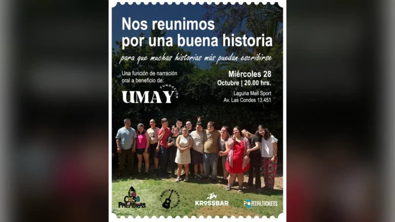Nos Reunimos por Una Buena Historia: A Beneficio de Fundación Umay