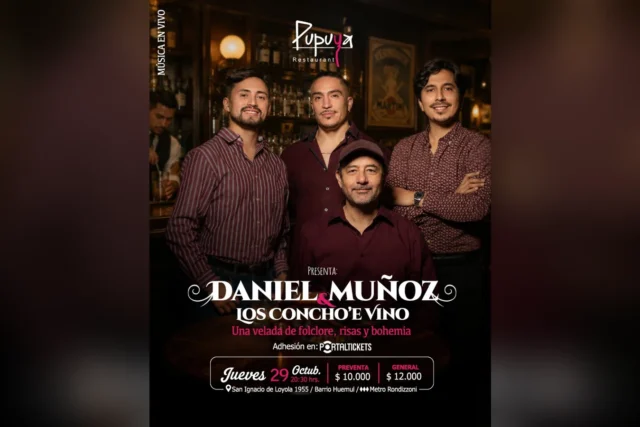 Daniel Muñoz + los Concho´e Vino en Pupuya Restaurant