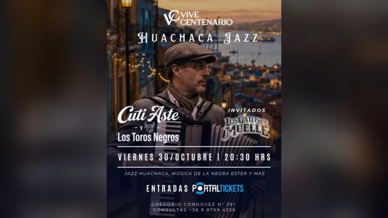 Huachaca Jazz con Cuti Aste en Teatro Centenario de la Serena