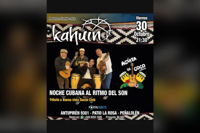 Kahuín Presenta: Tributo A Buena Vista Social Club por Aguita de Coco - Viernes 30 Octubre