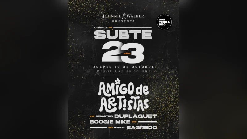 Cumple Subte 23 Años