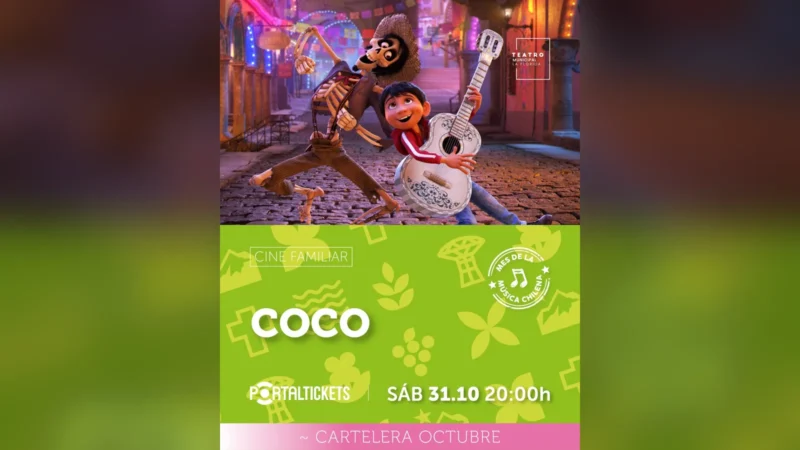 Coco / Cine Familiar - Sábado 31 de Octubre