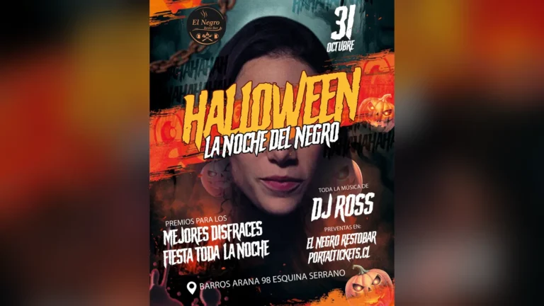 Fiesta Halloween la Noche del Negro
