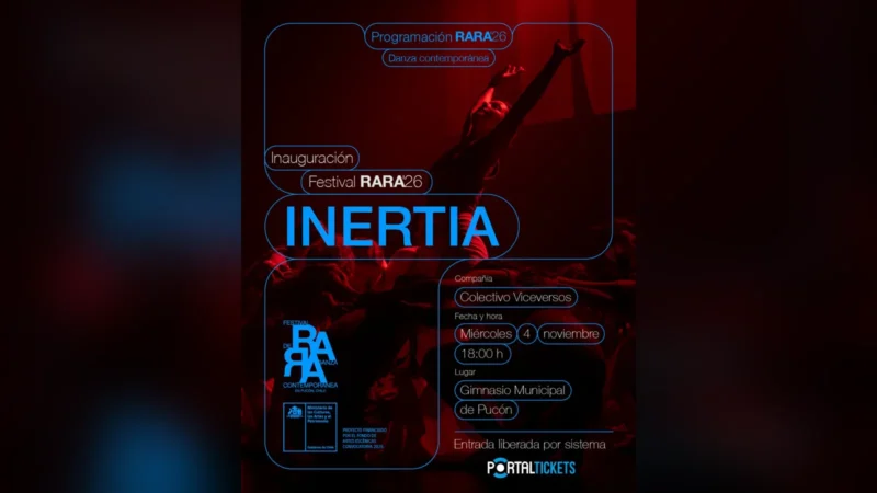 Festival Rara Pucón - Obra Inertia, Función Inaugural