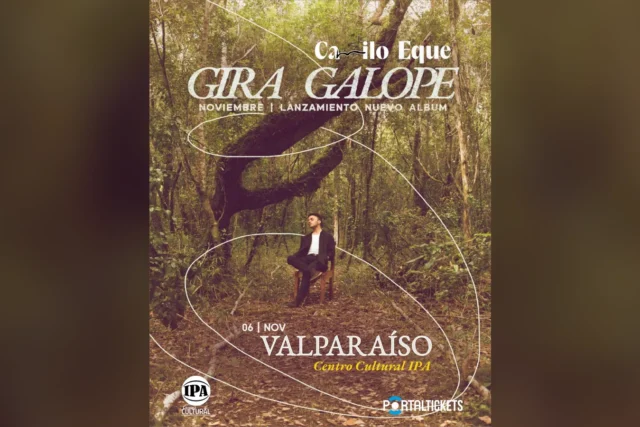 Camilo Eque Lanza Galope en Centro Cultural Ipa, Valparaíso