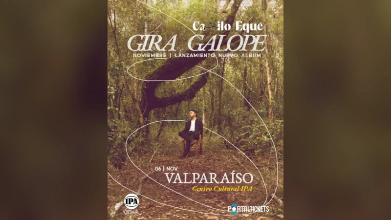 Camilo Eque Lanza Galope en Centro Cultural Ipa, Valparaíso