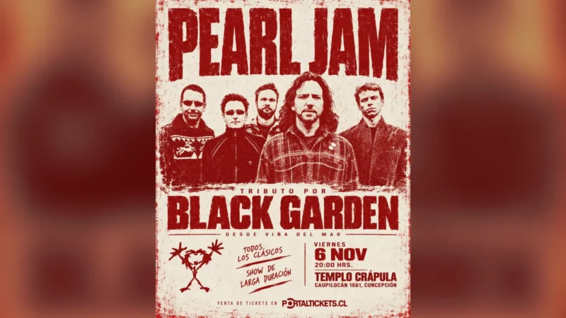 Tributo Pearl Jam con Black Garden Desde Viña del Mar