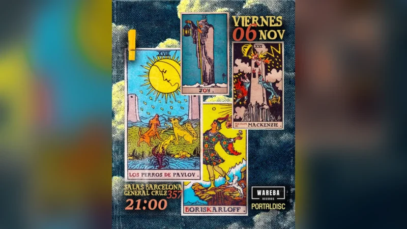 Los Perros de Pavlov + Boriskarloff + Fue Culpa de Mackenzie + Joy en Salas Barcelona, Valparaíso