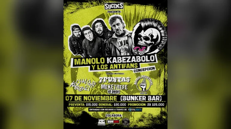 Manolo Kabezabolo + los Antifans en Concepción