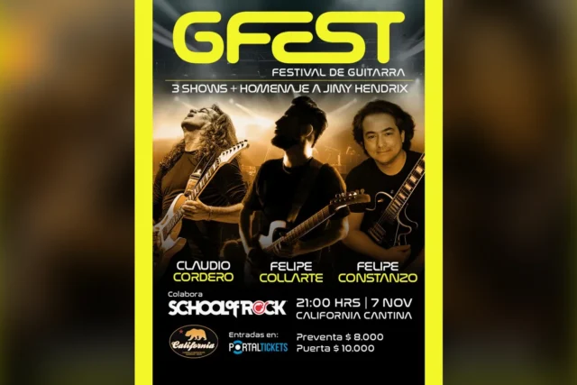 Festival de Guitarra Gfest en California Cantina