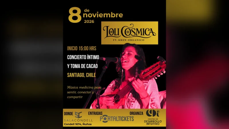Concierto Loli Cosmica con Toma de Cacao