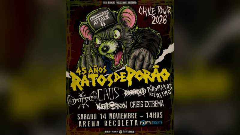 Ratos de Porao 45 Años – Crossover Attack 6
