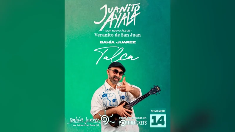 Juanito Ayala: Tour Nuevo Álbum Veranito de San Juan en Talca