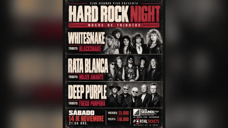 Tres Decadas de Rock en Una Sola Noche