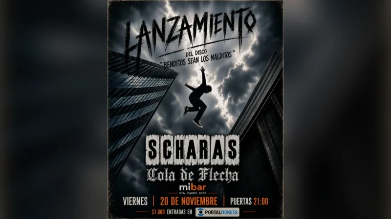 Scharas: Lanzamiento Disco Benditos Sean los Malditos