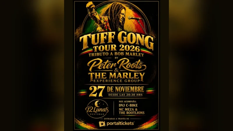 Tuff Gong Tour 2026 By Peter Roots & The Marley Experience Group