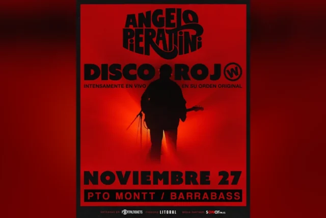Angelo Pierattini - Disco Rojo en Vivo en Barrabass, Puerto Montt