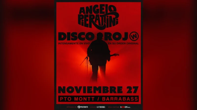 Angelo Pierattini - Disco Rojo en Vivo en Barrabass, Puerto Montt