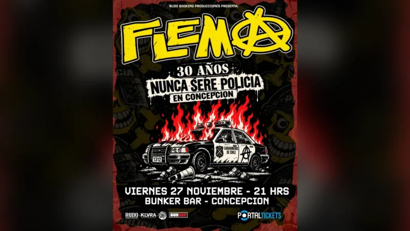 Flema: 30 Años Nunca Seré Policía en Concepción