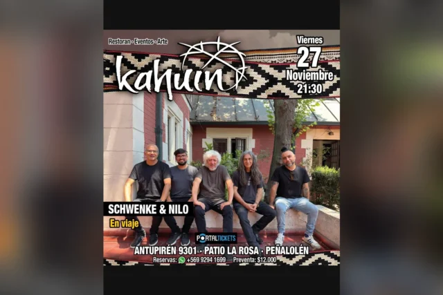 Kahuin Presenta: Schwenke & Nilo / Viernes 27 Noviembre