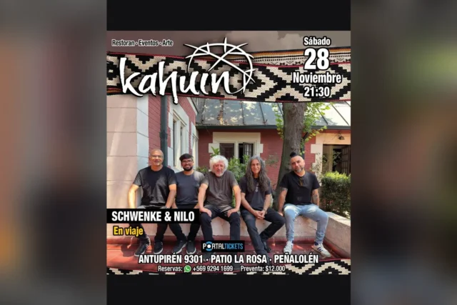 Kahuin Presenta: Schwenke & Nilo / Sábado 28 Noviembre