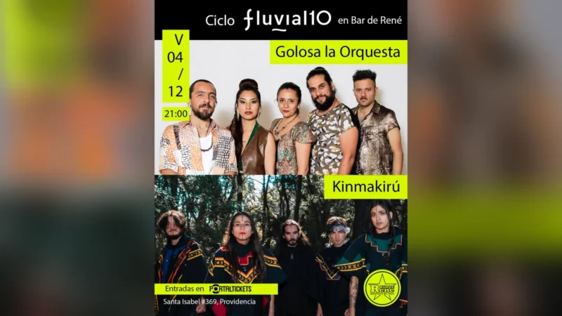 Golosa la Orquesta + Kinmakirú: Ciclo Fluvial 10 Años