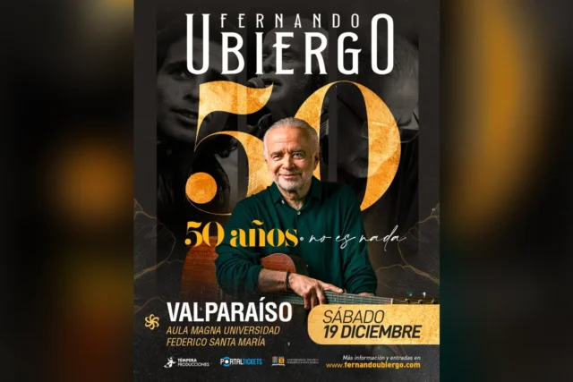Fernando Ubiergo: 50 Años No Es Nada en Valparaíso