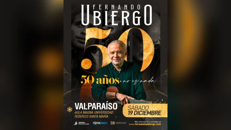 Fernando Ubiergo: 50 Años No Es Nada en Valparaíso
