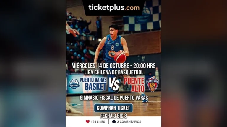 Puerto Varas Basket vs Mun Puente Alto – LNB – Liga Chery By Cecinas Llanquihue 2026