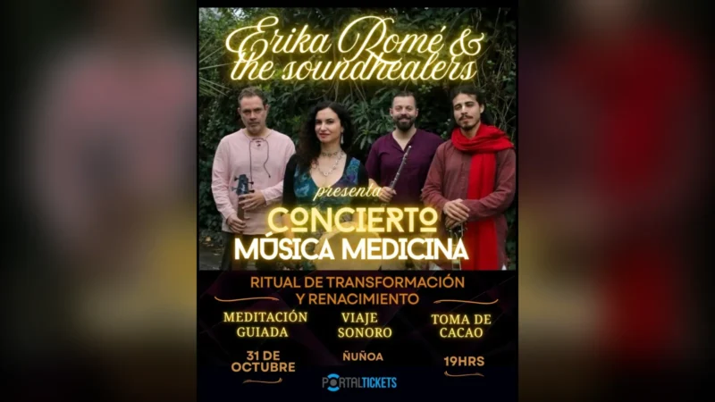 Erika Romé & The Soundhealers Concierto Ritual y Viaje Sonoro